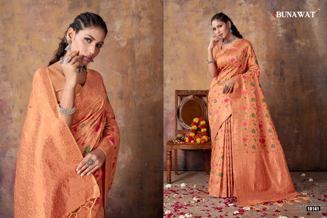 Amanat By Bunawat 10140 To 10145 Designer Sarees Catalog
